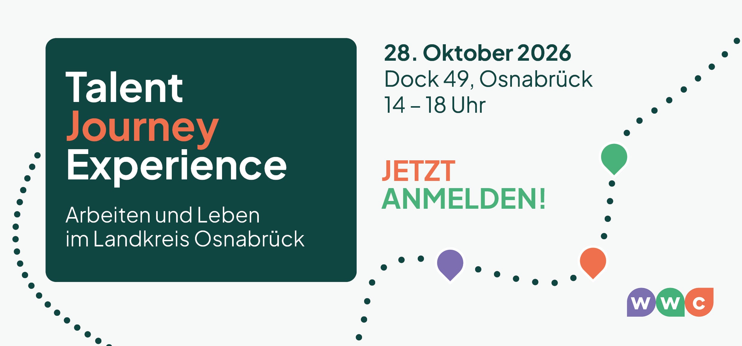 Ansicht der Einladung zur Talent Journey Experience
